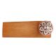 Peach Flower Ceramic Wooden Door Stopper